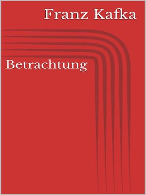 cover image of Betrachtung